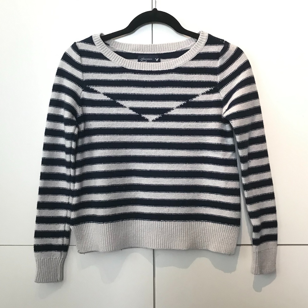 American Eagle Striped Sweater